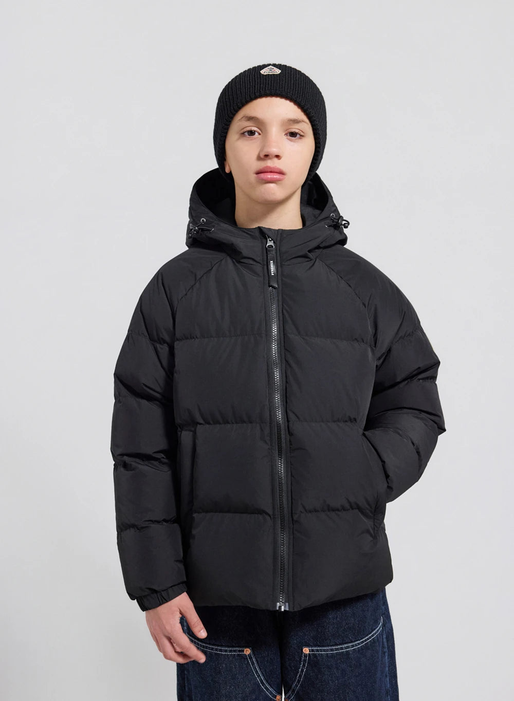 pyrenex-sten-smooth-doudoune-enfant-noire image 1