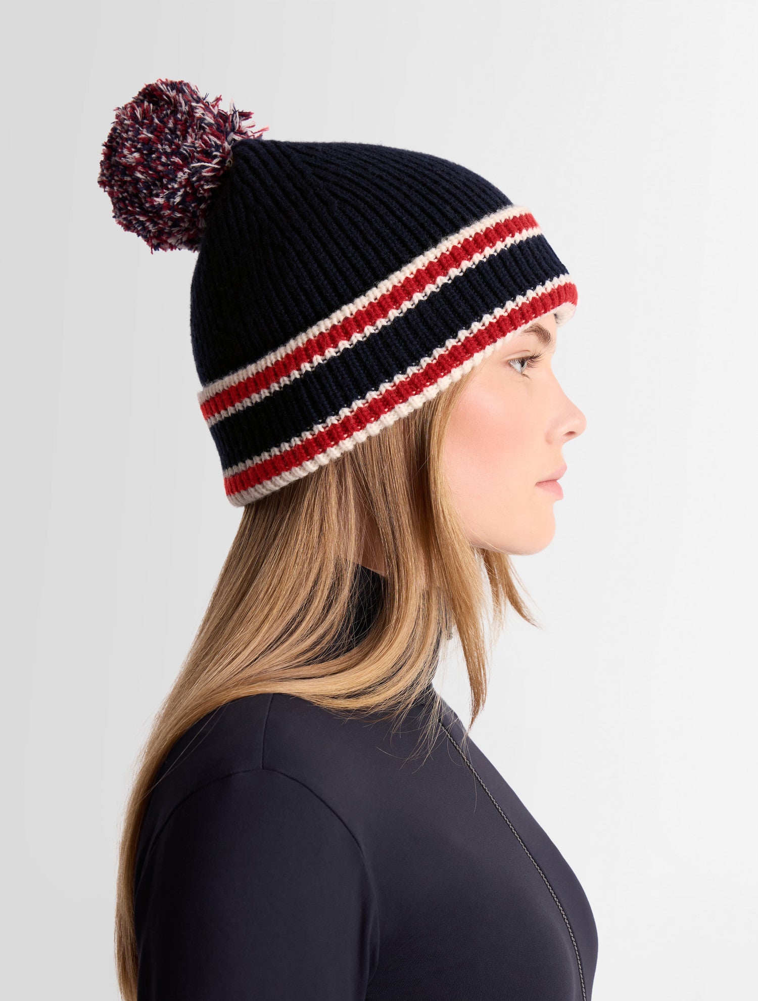 fusalp-pompon-bonnet-laine-et-cachemire-intarsia image 4