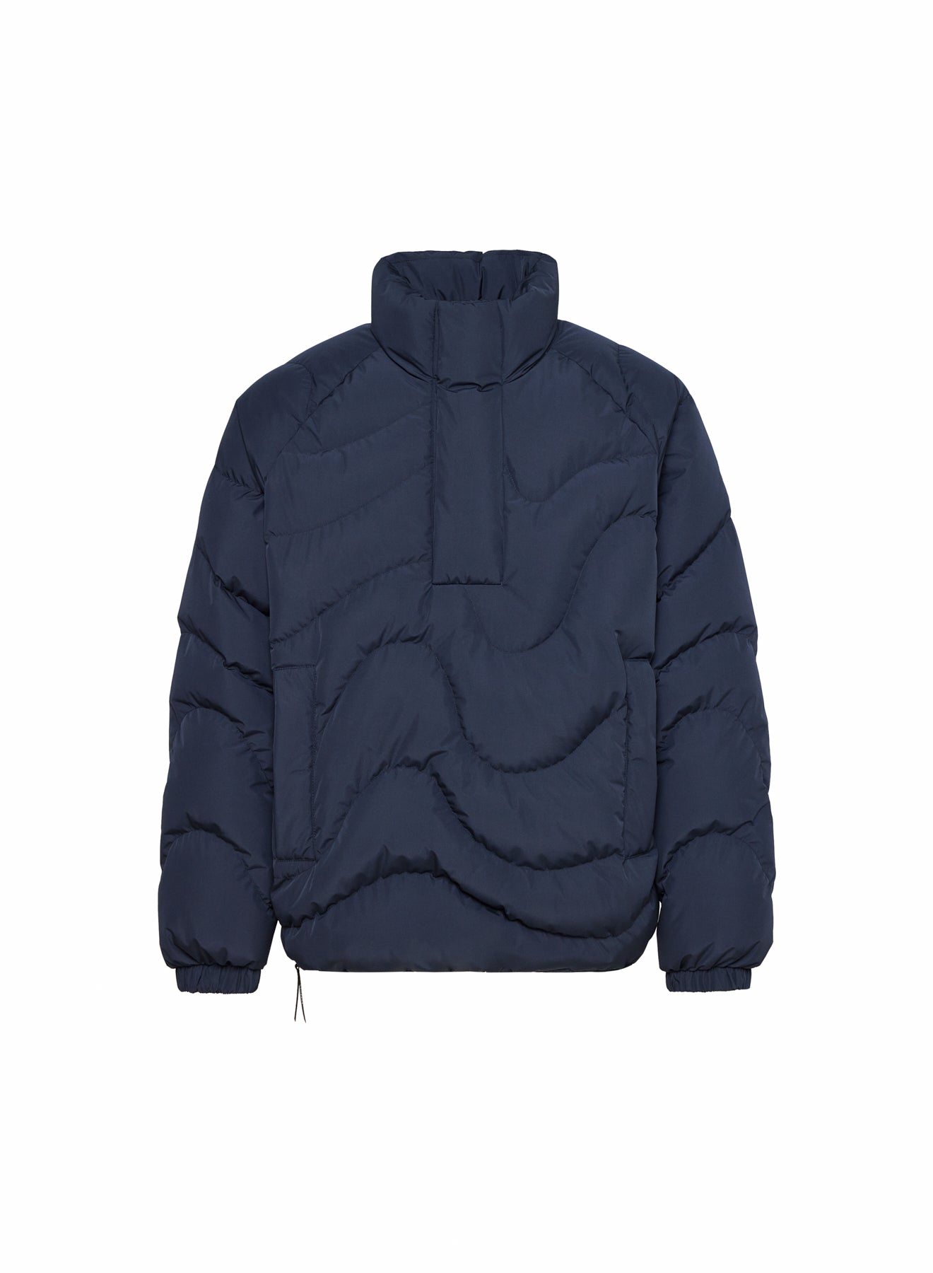 pyrenex-cairns-doudoune-unisexe-bleu-fonc-demi-zip image 6