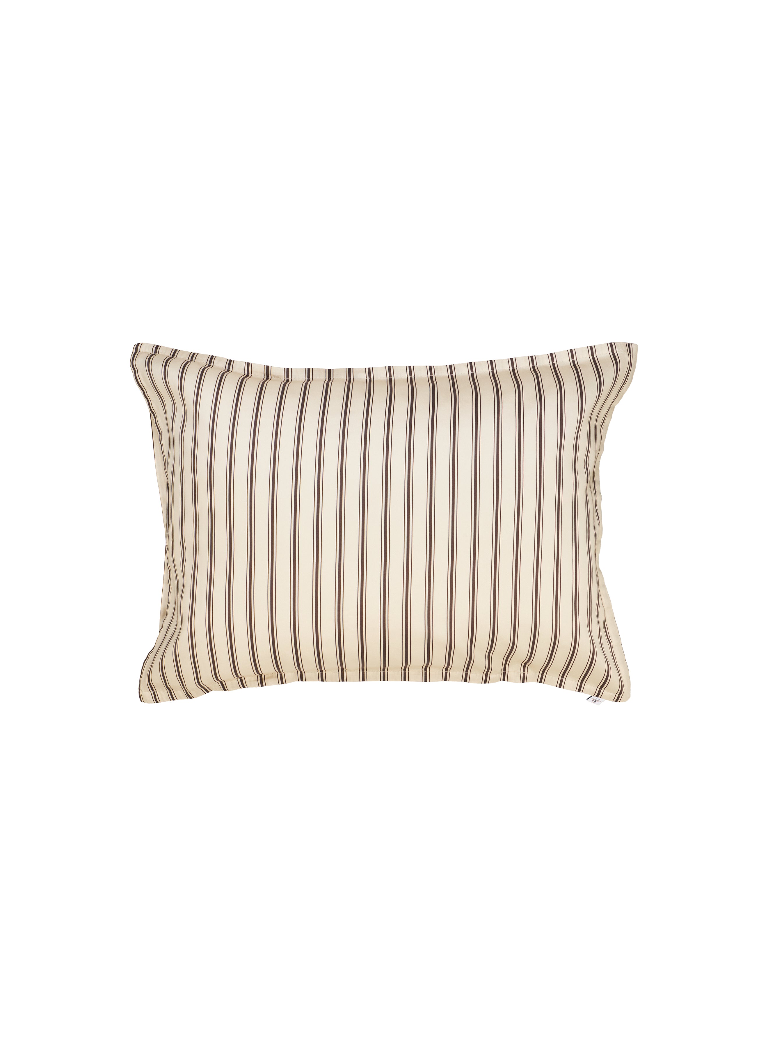 pyrenex-lily-lot-2-taies-d-oreiller-rayures-marron-cru-coton-tencel image 6