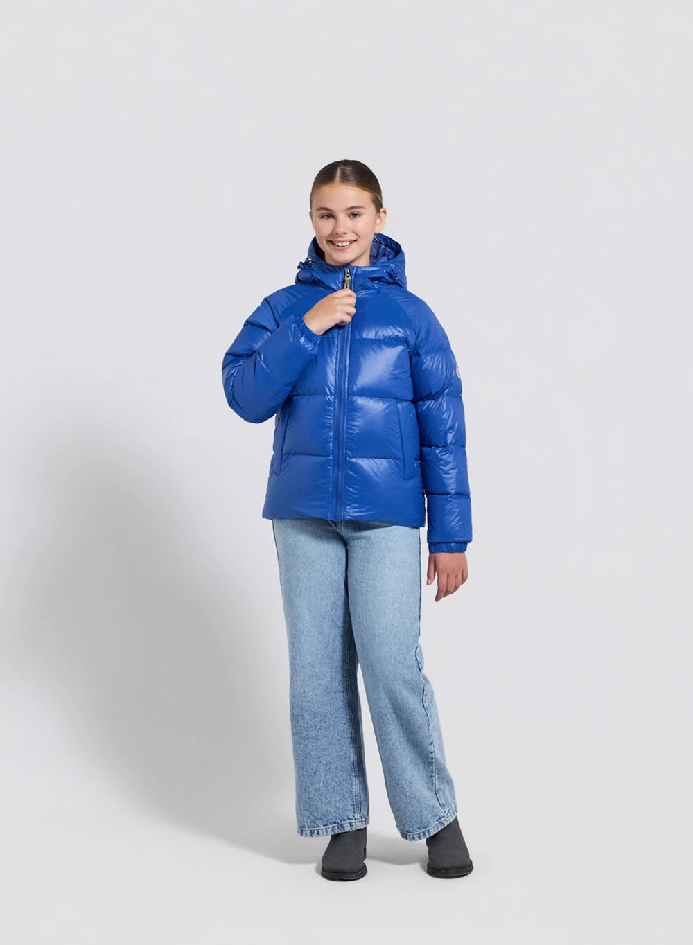 pyrenex-sten-doudoune-capuche-enfant-bleue image 4