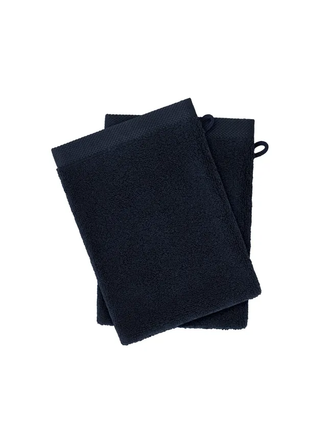 pyrenex-hana-set-2-gants-de-toilette-bleu-fonc image 1