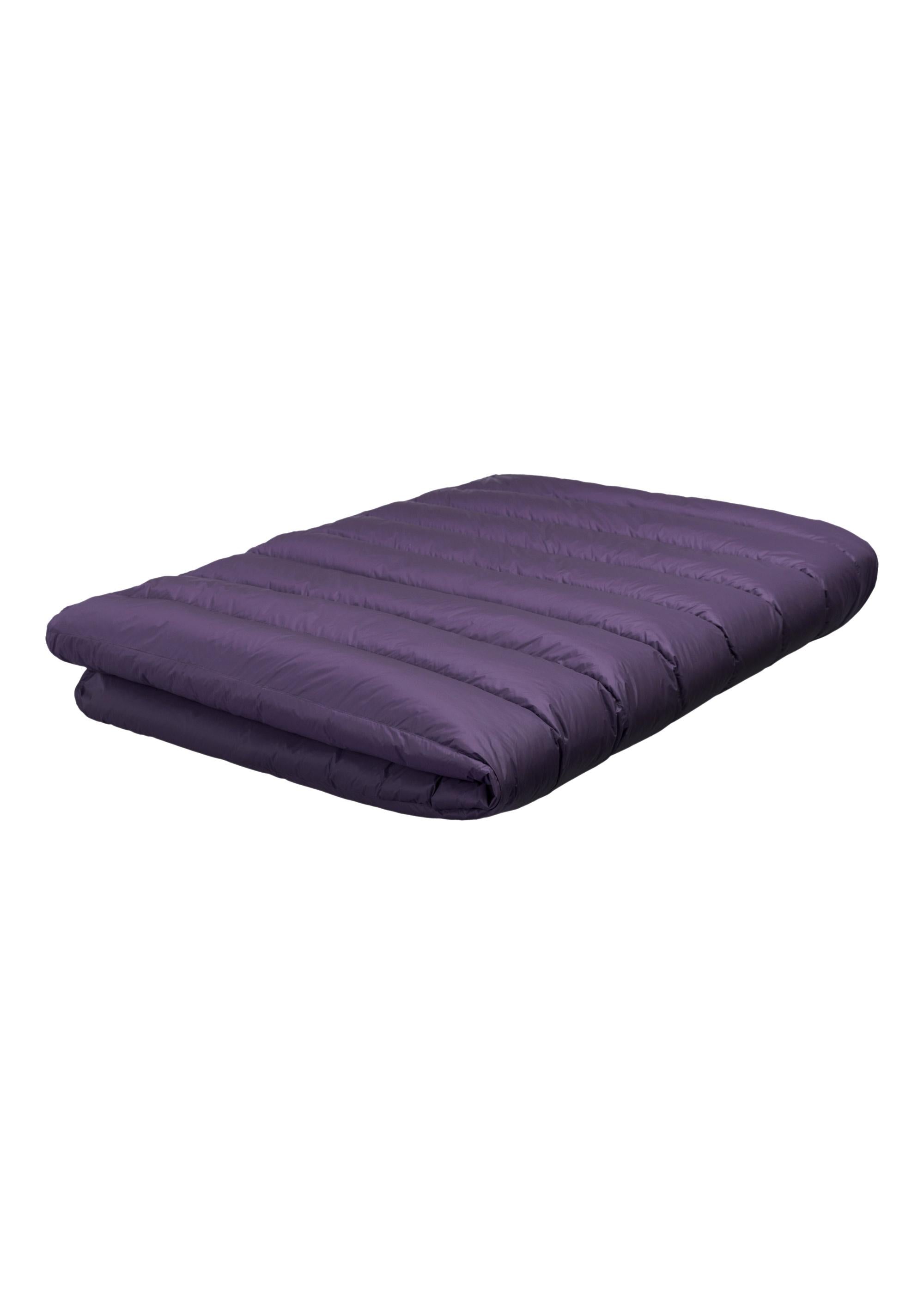 pyrenex-monaco-plaid-en-duvet-naturel-raisin image 1