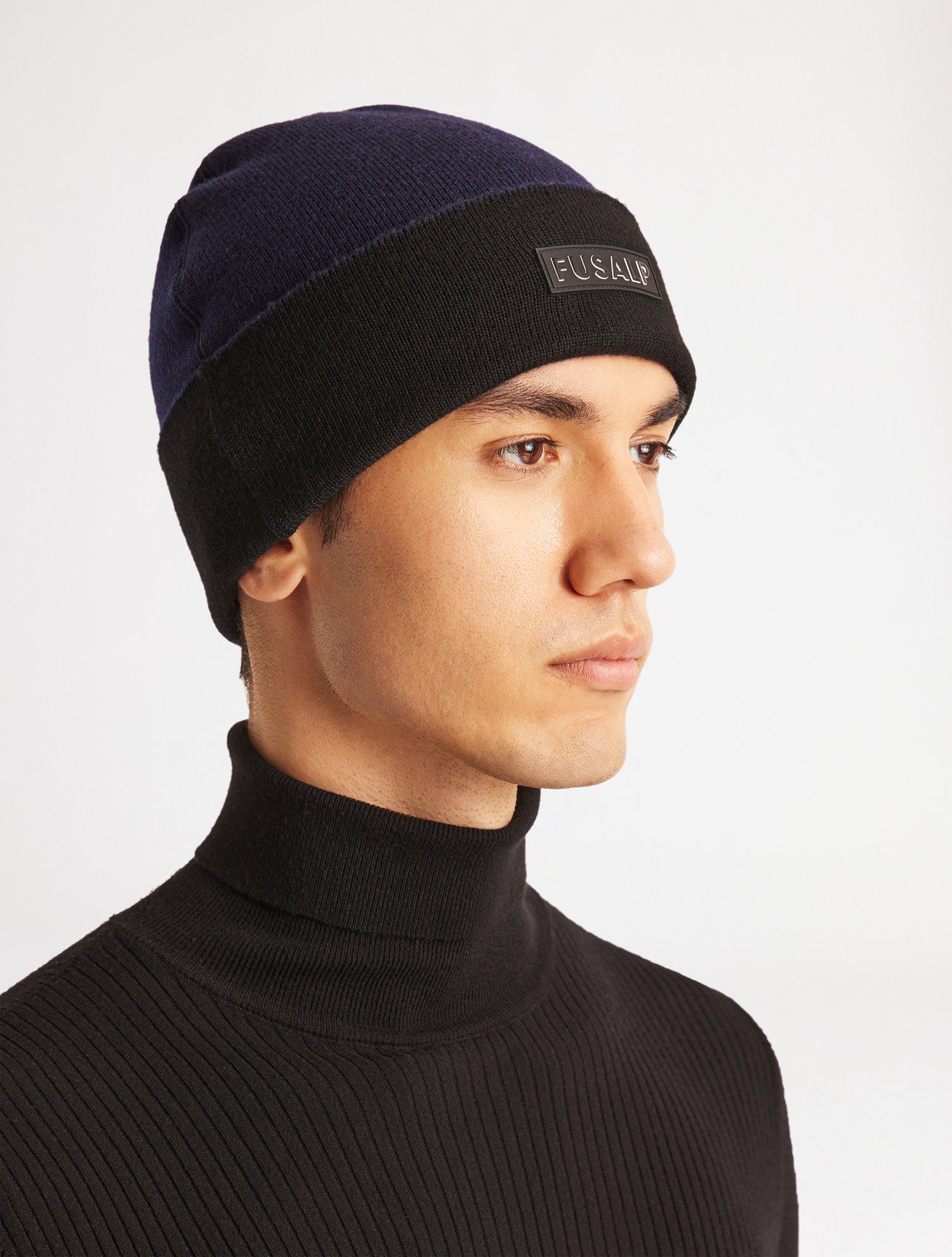 fusalp-bonnet-nieve-bonnet-en-laine-double-face-bicolore image 4