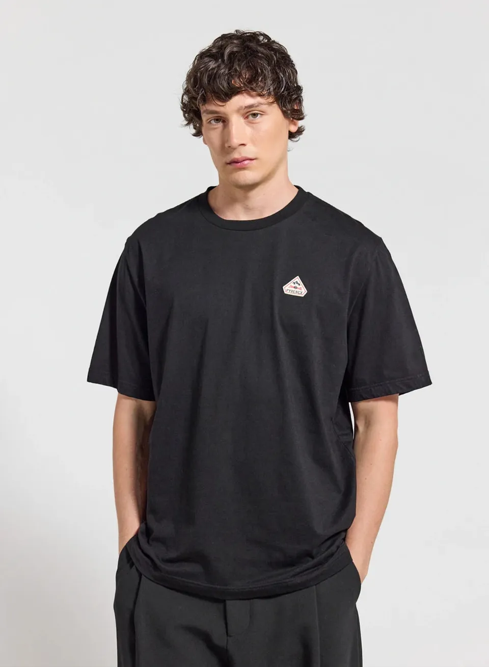 pyrenex-classic-t-shirt-unisexe-coton-biologique-noir image 1