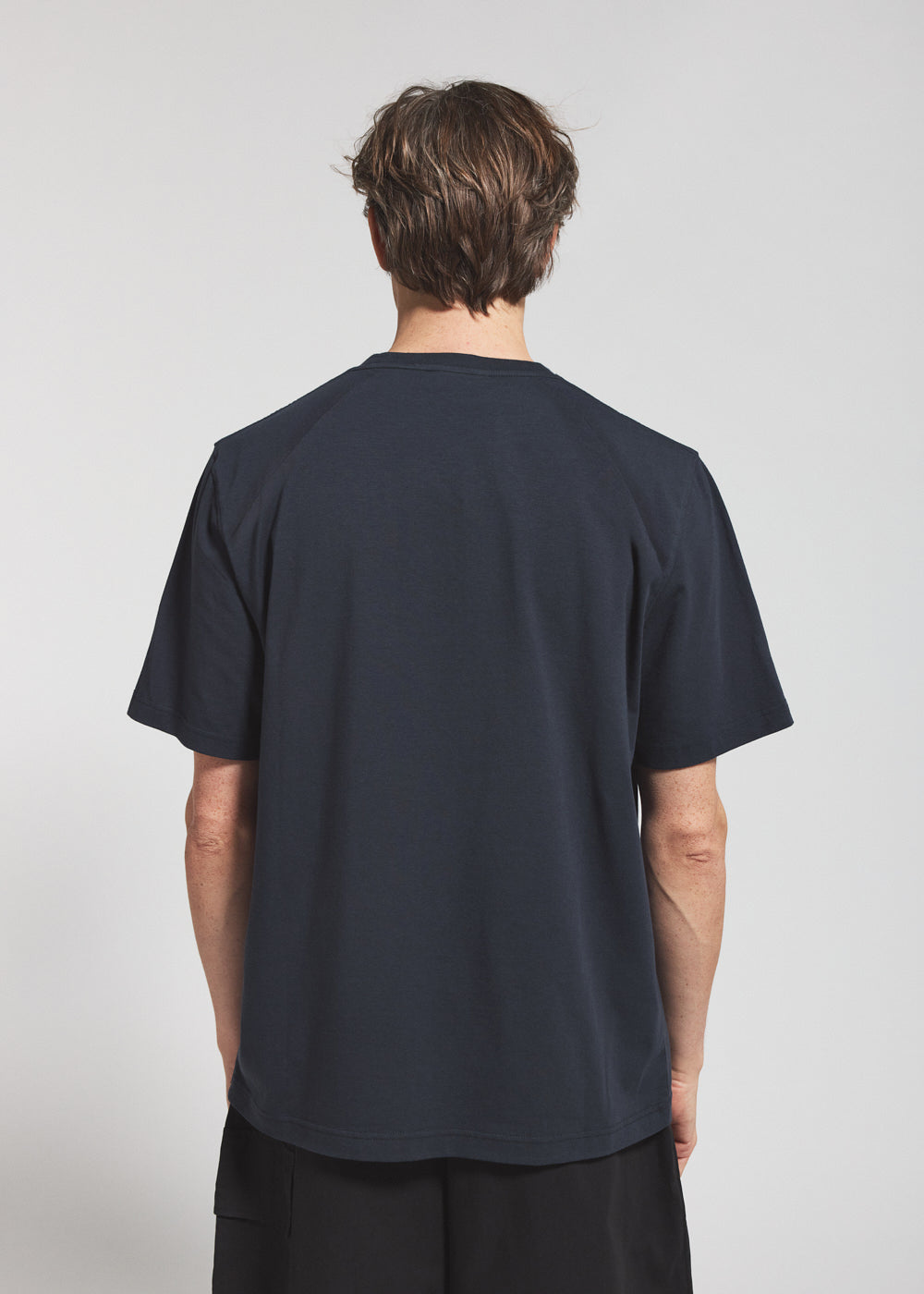 t-shirt-unisexe-en-coton-biologique-pyrenex-corto-bleu-marine image 3