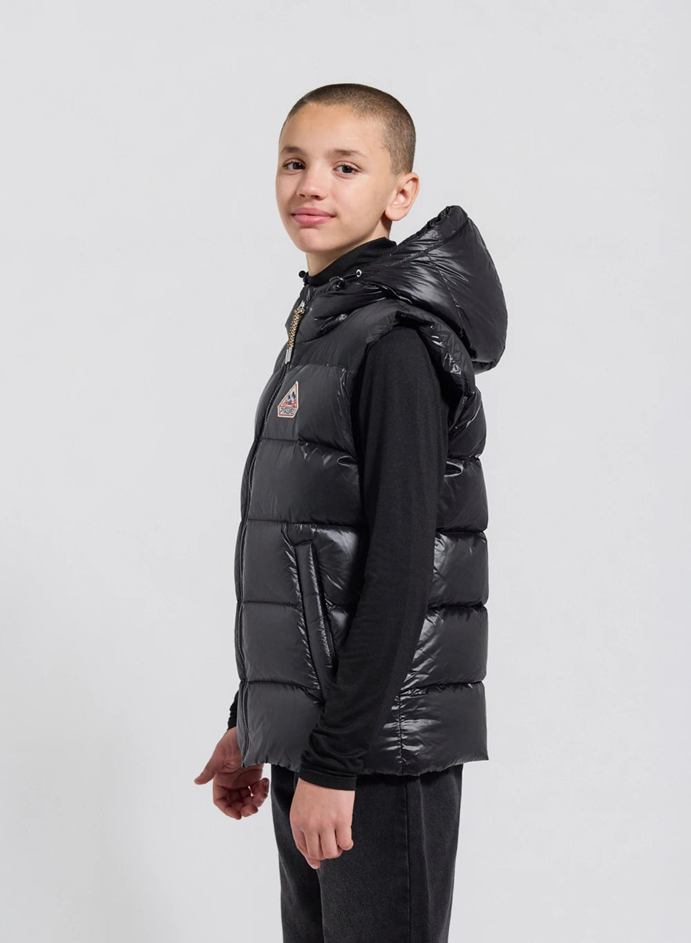 pyrenex-john-doudoune-sans-manches-enfant-noire image 5