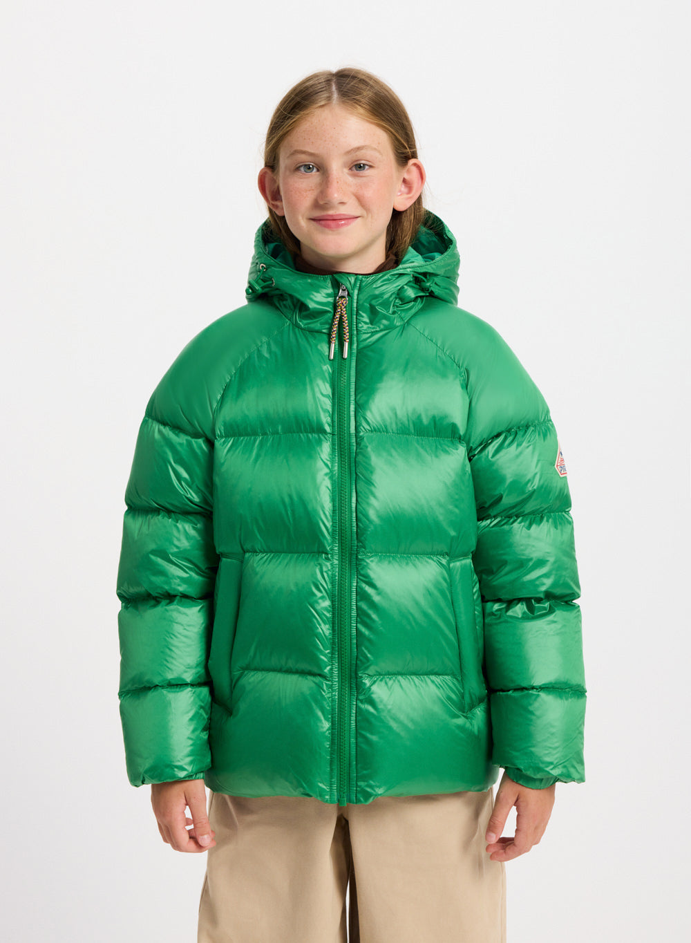 pyrenex-sten-doudoune-capuche-enfant-verte image 2