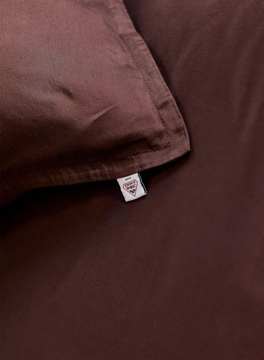pyrenex-lily-taies-d-oreiller-x2-marron-chocolat-coton-bio-tencel image 3