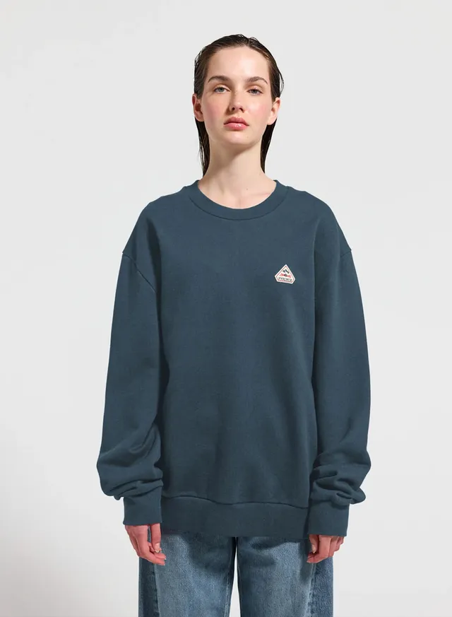 pyrenex-phase-sweat-coton-bio-unisexe-bleu-azur image 1