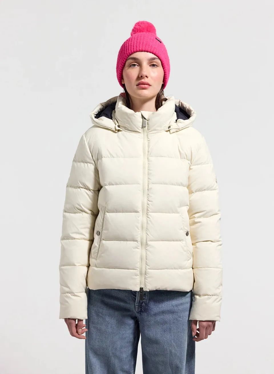 pyrenex-spoutnic-doudoune-femme-capuche-amovible-blanche image 1