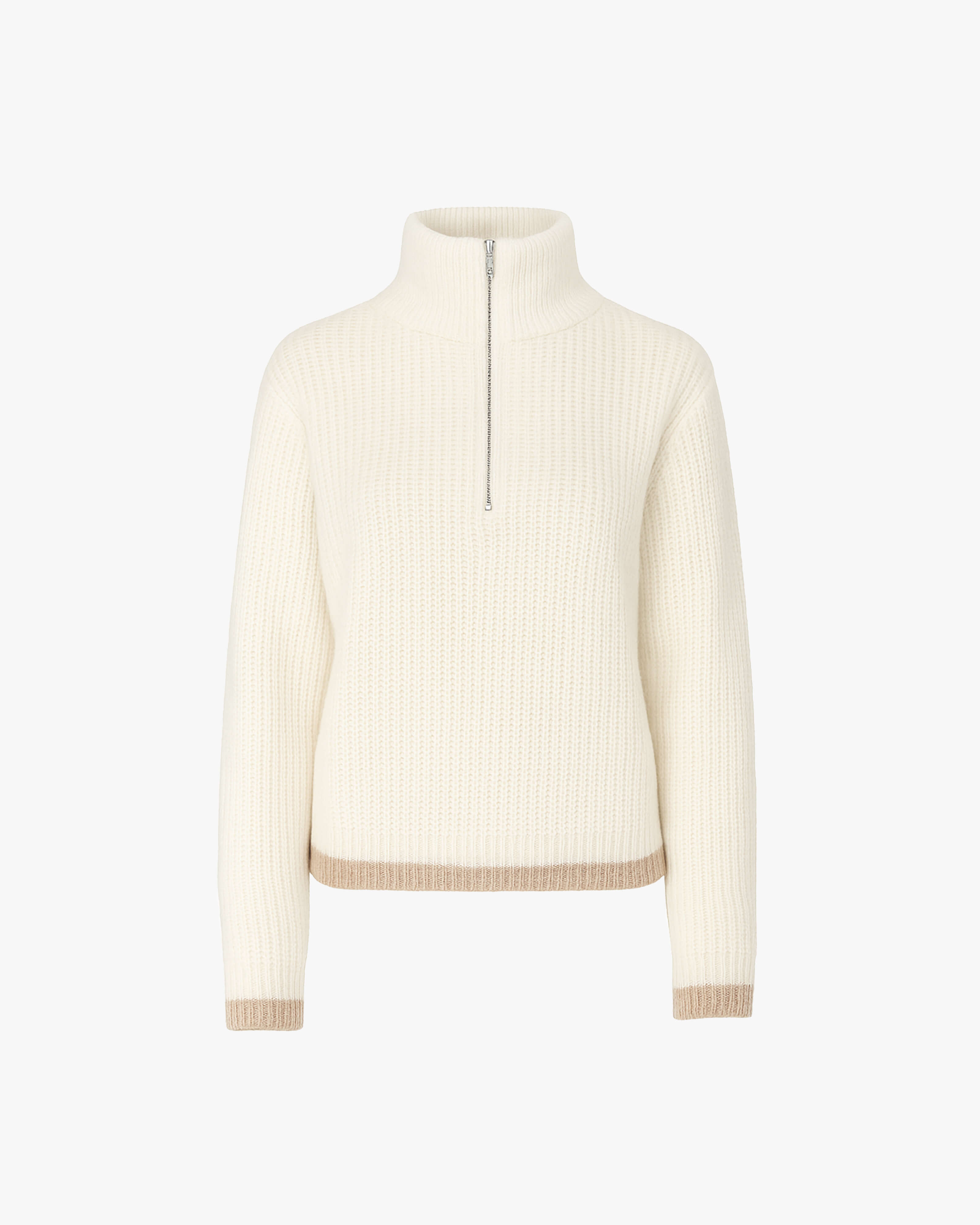 quartz-co-katrina-chandail-demi-zipp-femme-laine-d-alpaga image 1
