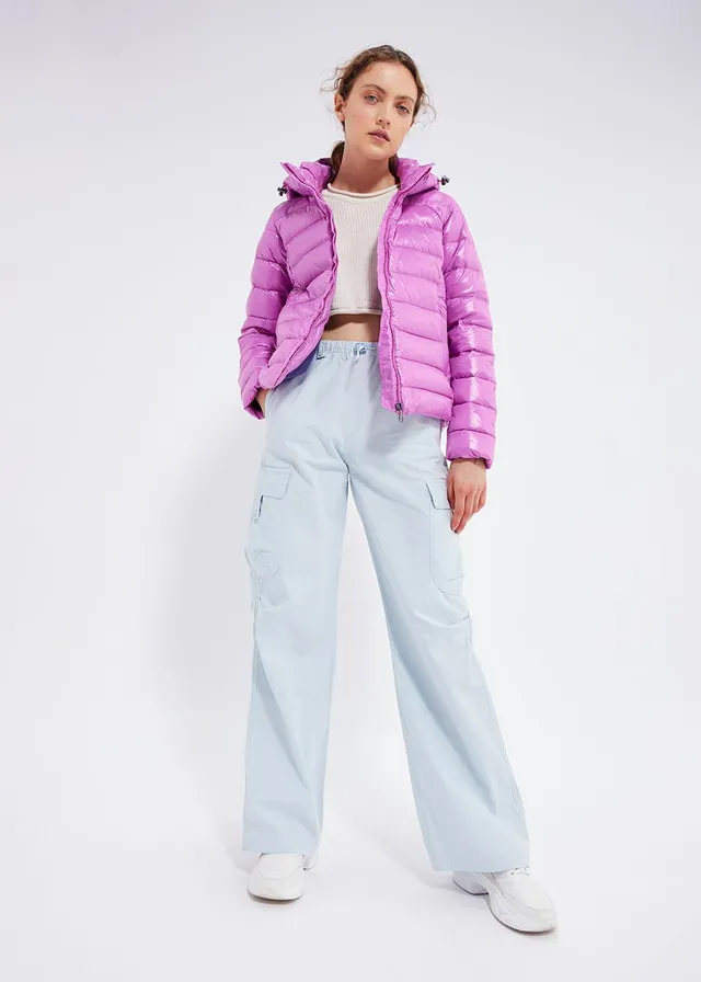 pyrenex-spoutnic-doudoune-brillante-femme-fuchsia image 1