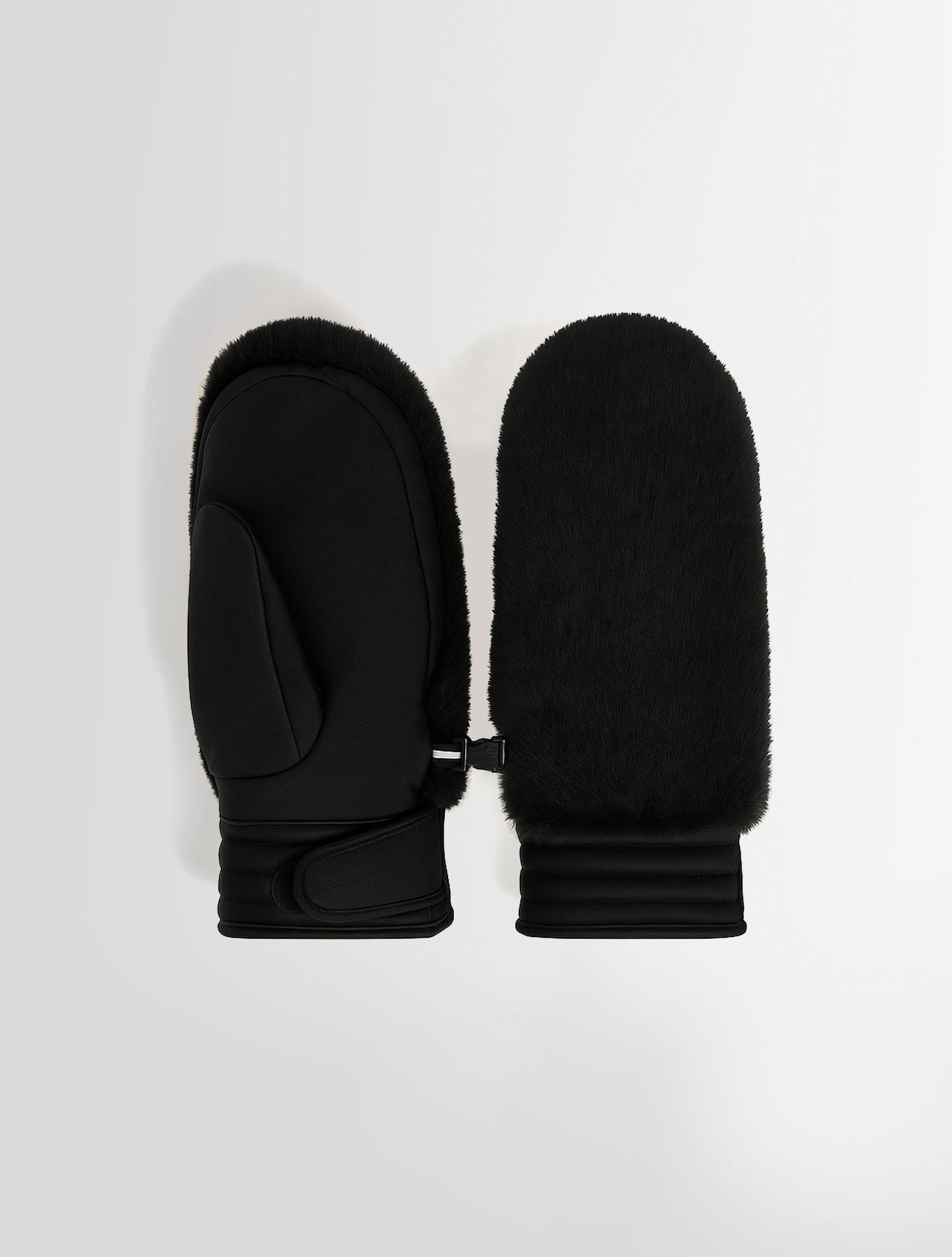 fusalp-fake-fur-moufles-ski-cuir-ch-vre-imperm-able image 1