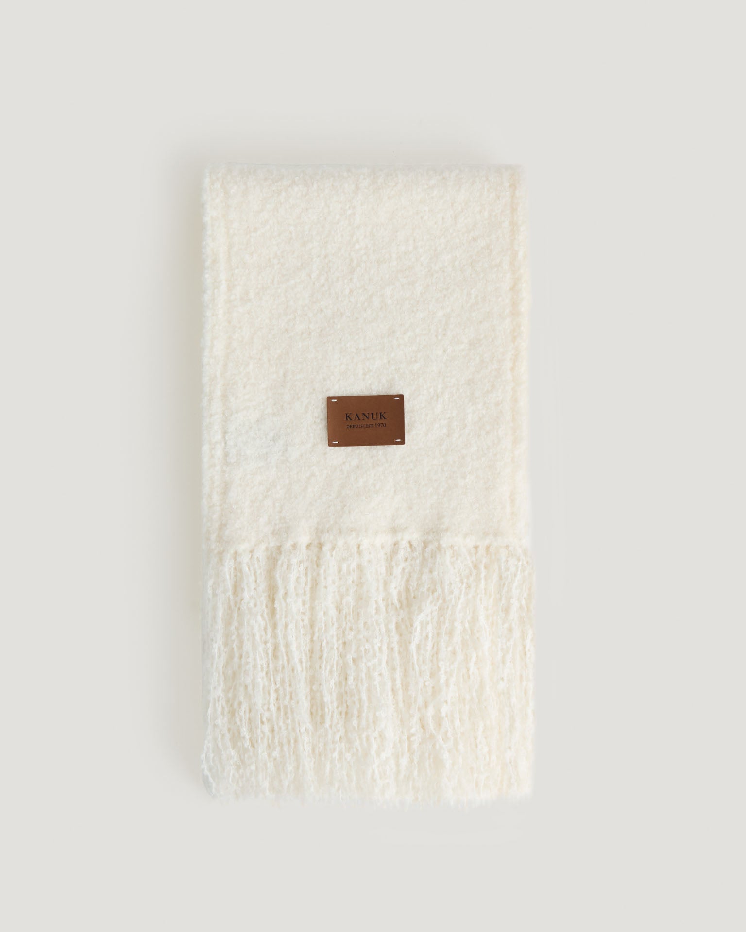 kanuk-radisson-foulard-en-maille-boucl-e-franges image 2