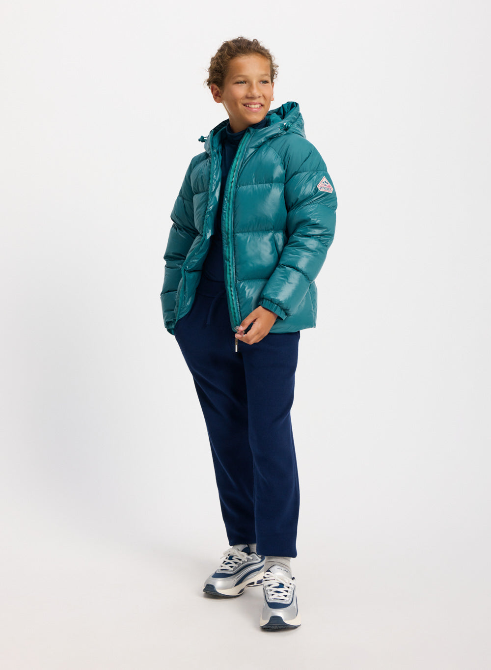 pyrenex-sten-doudoune-capuche-enfant-bleu-turquoise-unisexe image 3