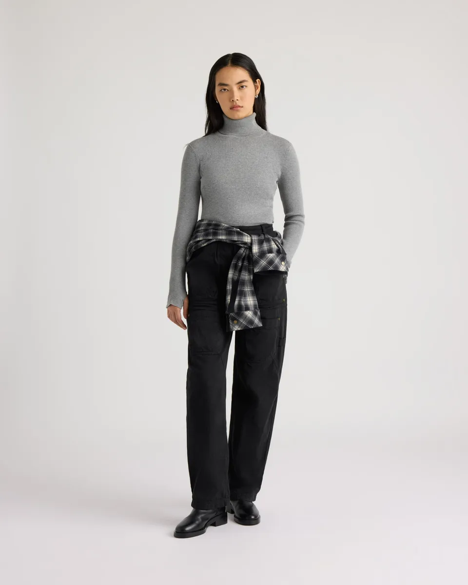 kanuk-kiamika-pantalon-cargo-femme-jambe-ballon-coton image 1