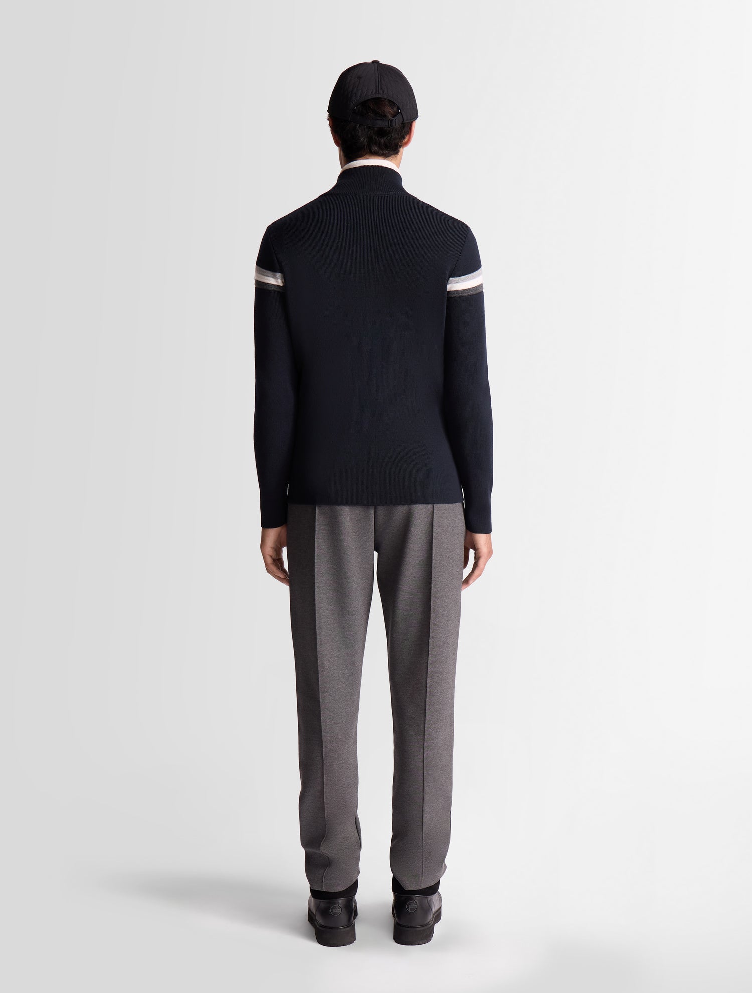 fusalp-pull-wengen-homme-laine-m-rinos-col-camionneur-zipp-r-f-a2126-65602 image 3