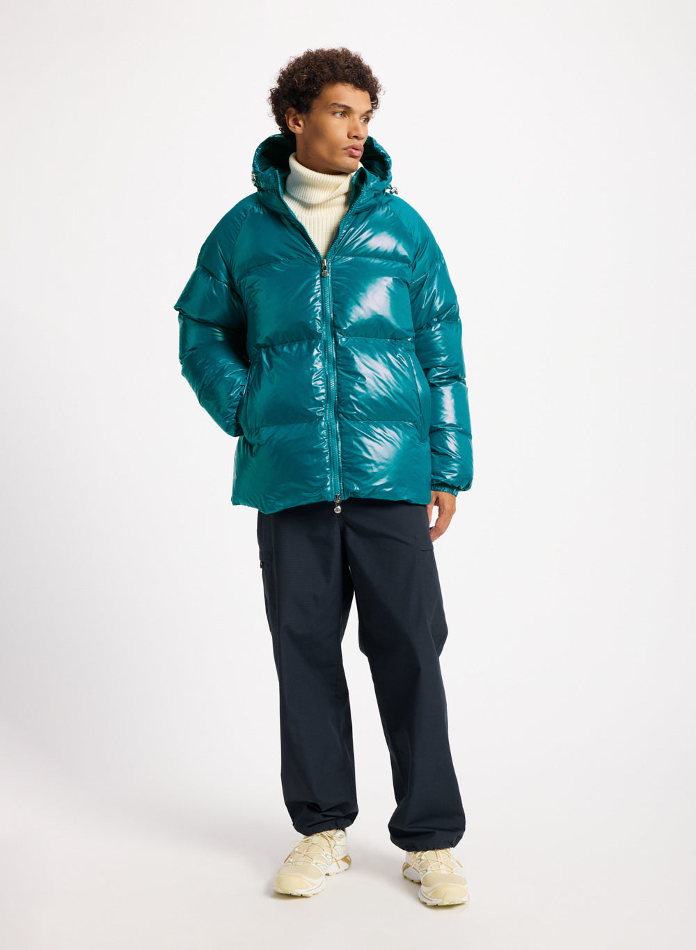 pyrenex-sten-doudoune-unisexe-capuche-bleu-turquoise image 4