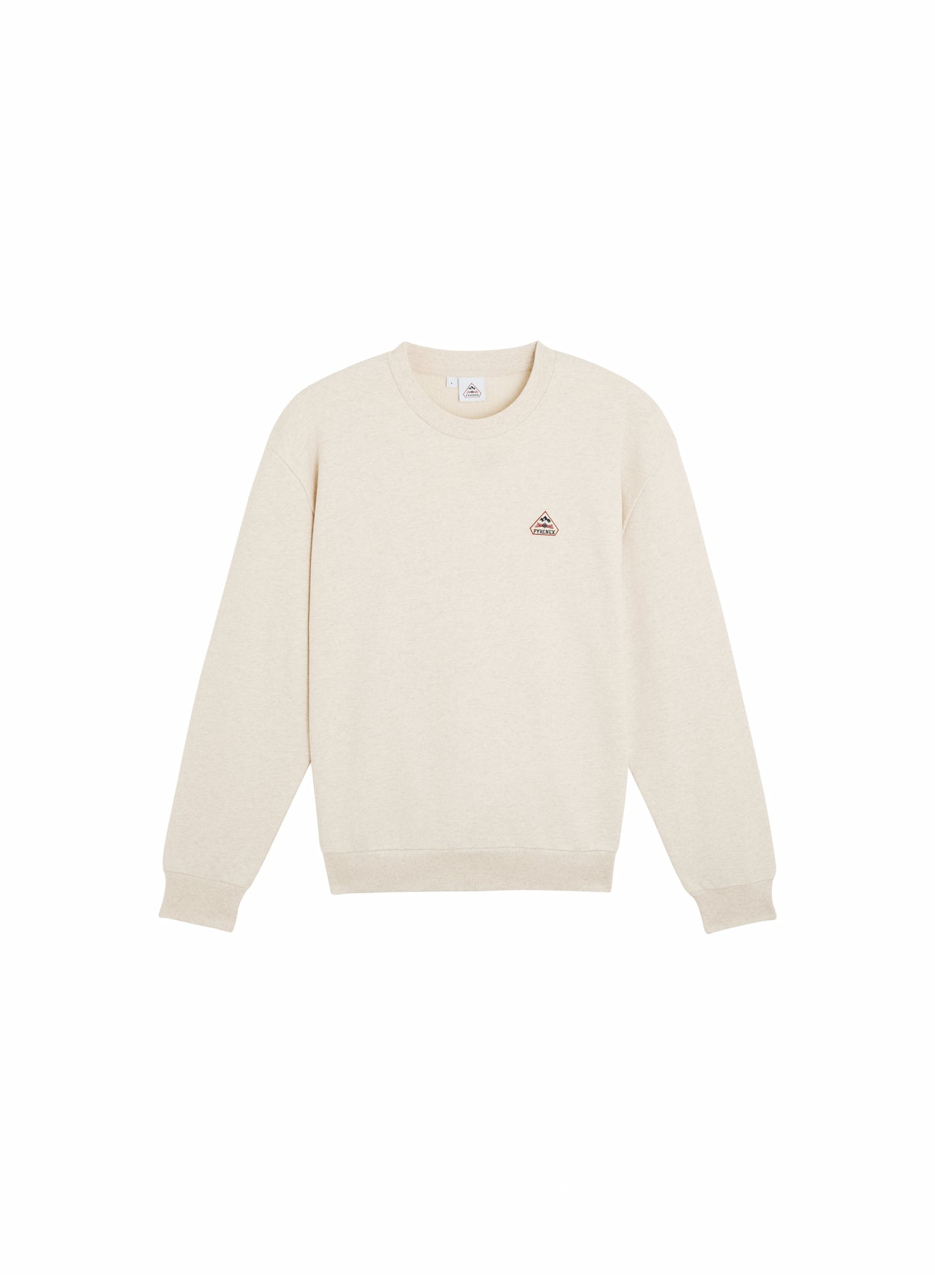 pyrenex-phase-sweat-col-rond-unisexe-coton-bio-cr-me image 5