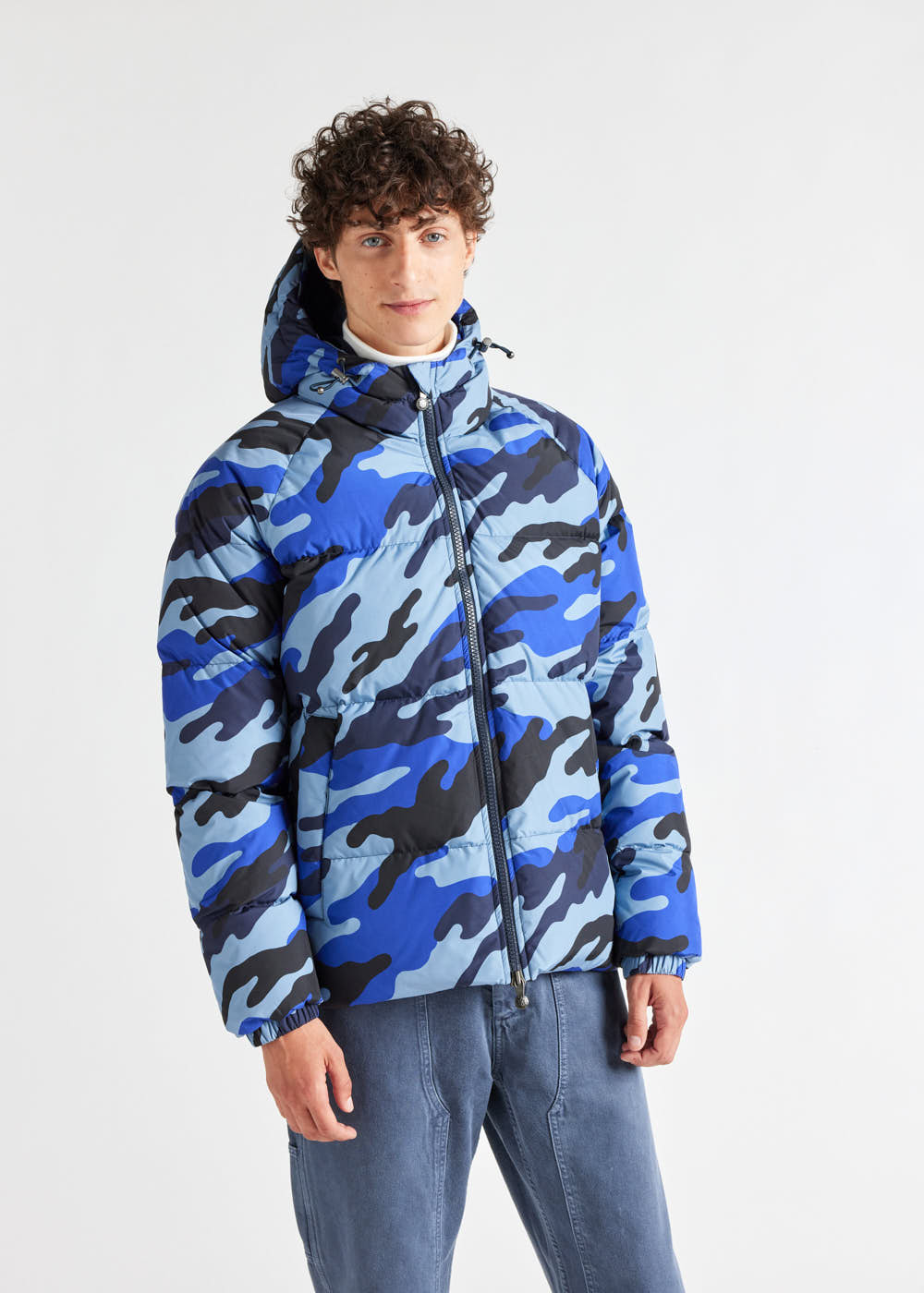 pyrenex-sten-doudoune-unisexe-capuche-camo-blue-print image 2