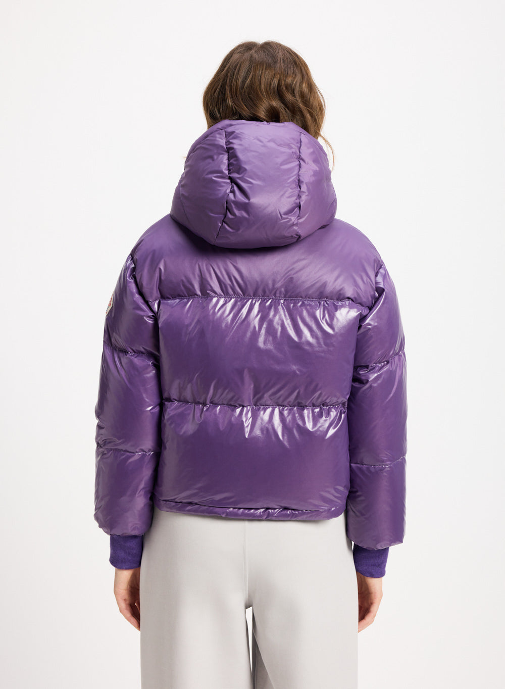 pyrenex-altic-doudoune-courte-capuche-femme-violette image 4