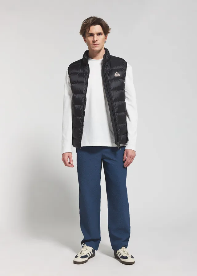 pyrenex-migjorn-pantalon-homme-tissu-l-ger-bleu-seersucker image 1