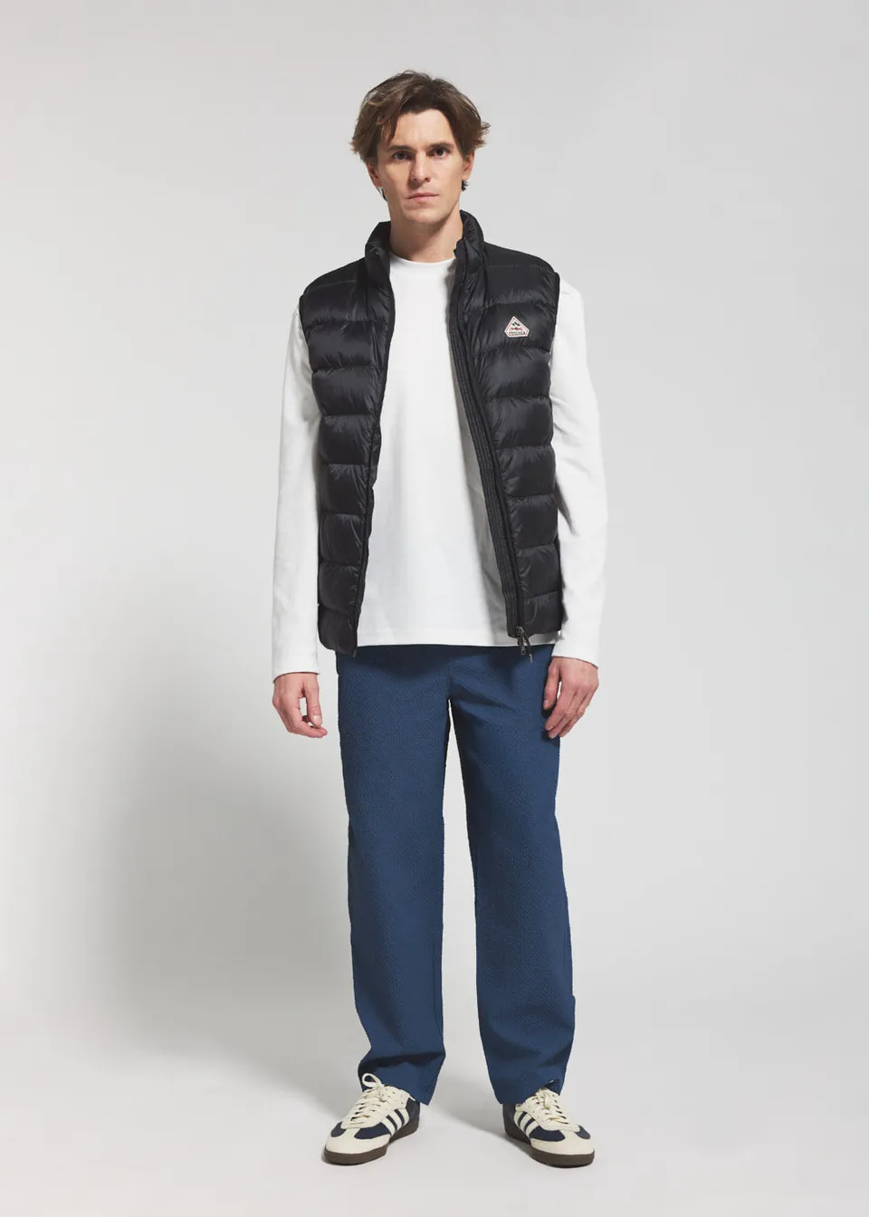 pyrenex-migjorn-pantalon-homme-tissu-l-ger-bleu-seersucker image 1