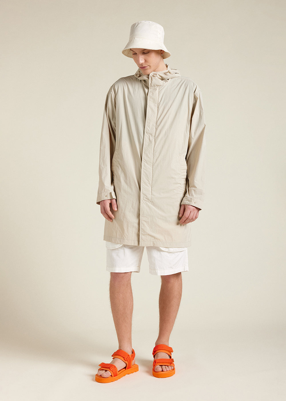 pyrenex-torrent-coupe-vent-long-capuche-unisexe-oyster-gray image 3