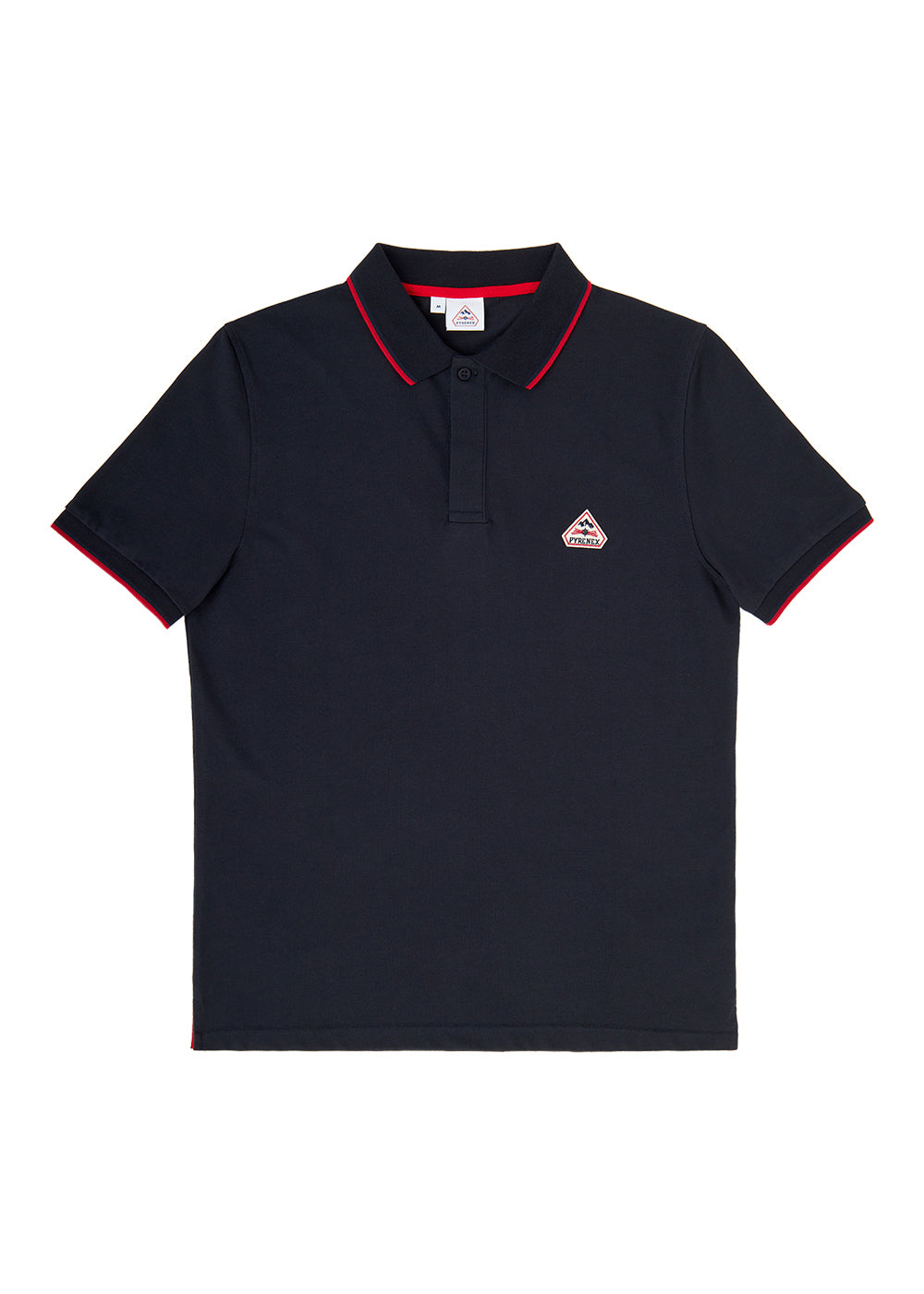 pyrenex-leyre-polo-homme-coton-biologique-bleu-fonc image 3