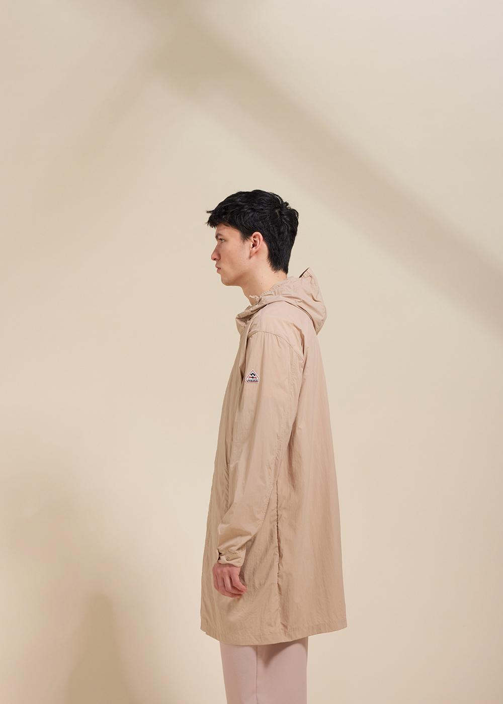 pyrenex-torrent-coupe-vent-long-capuche-unisexe-cuban-sand image 5