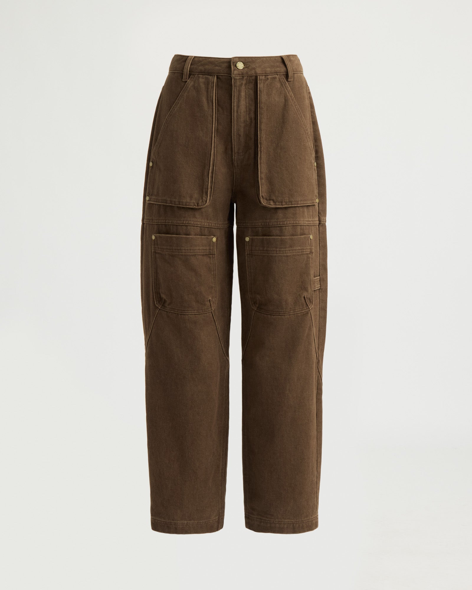 kanuk-kiamika-pantalon-cargo-en-serg-jambe-ballon-femme-2 image 2