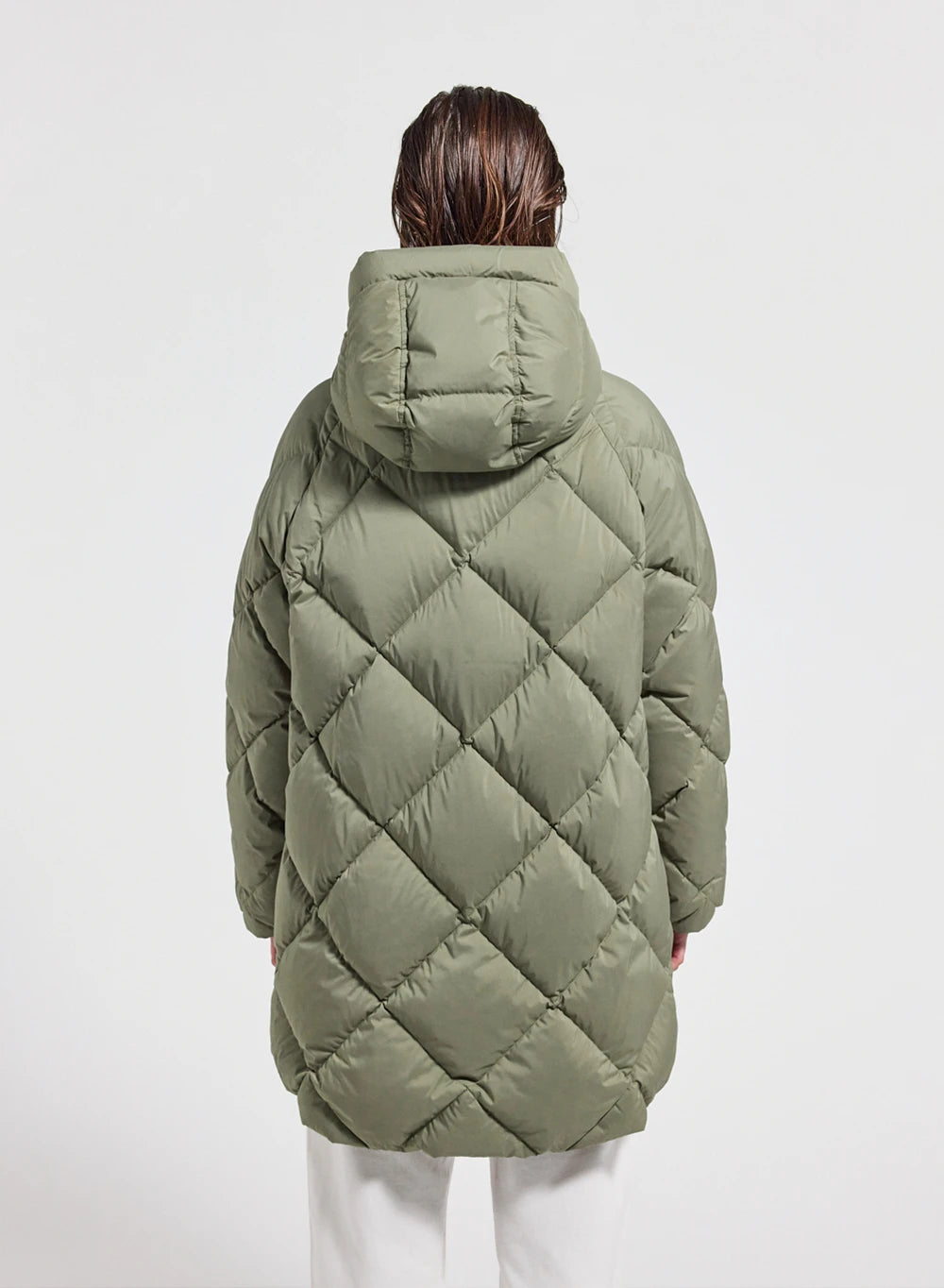pyrenex-adele-parka-doudoune-longue-capuche-femme-kaki-clair image 4