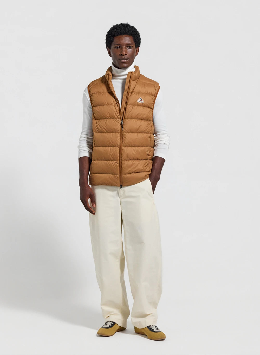 pyrenex-arial-doudoune-sans-manches-homme-marron-clair image 2