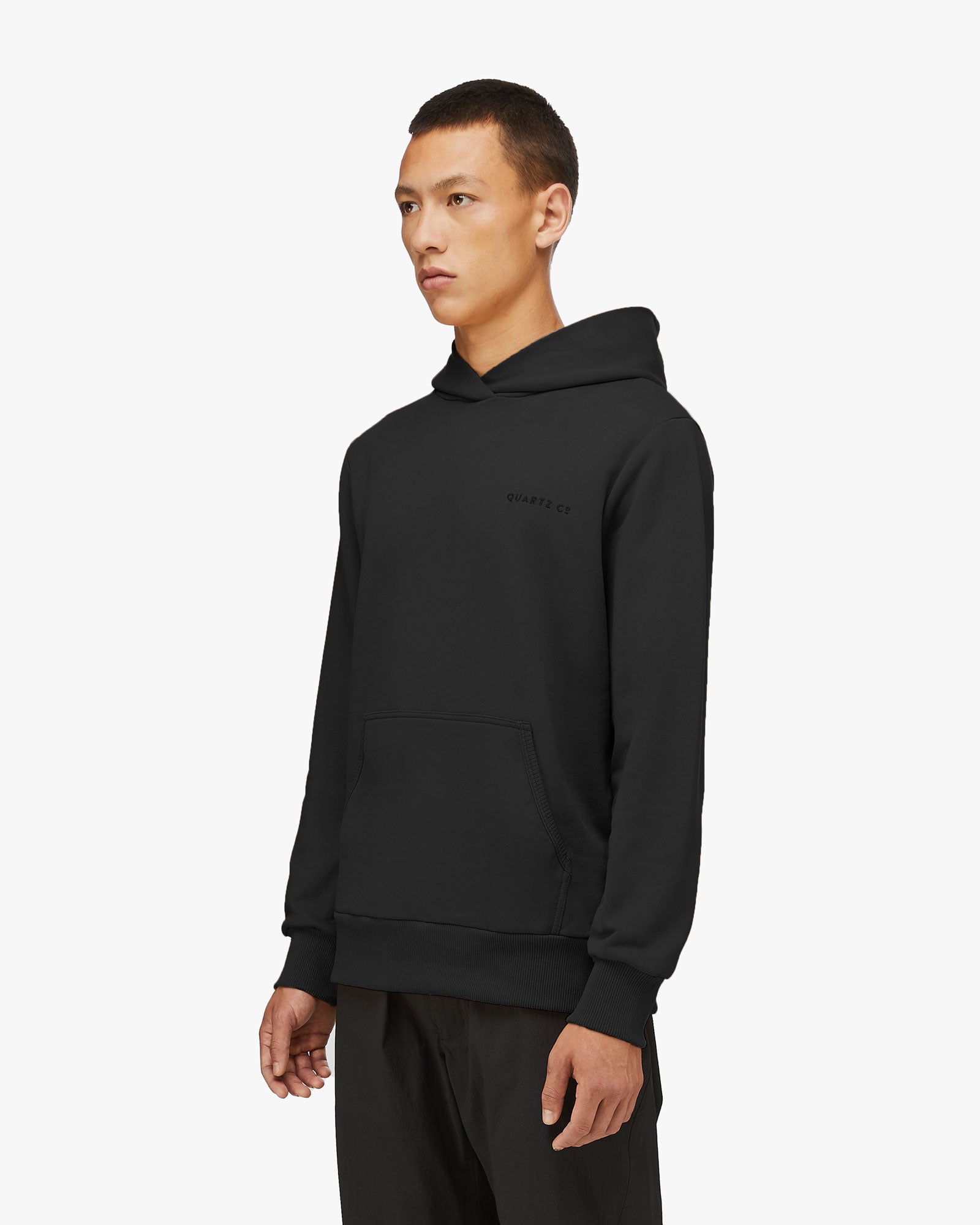 quartz-co-davis-sweat-capuchon-coton-bio-col-enveloppe image 3
