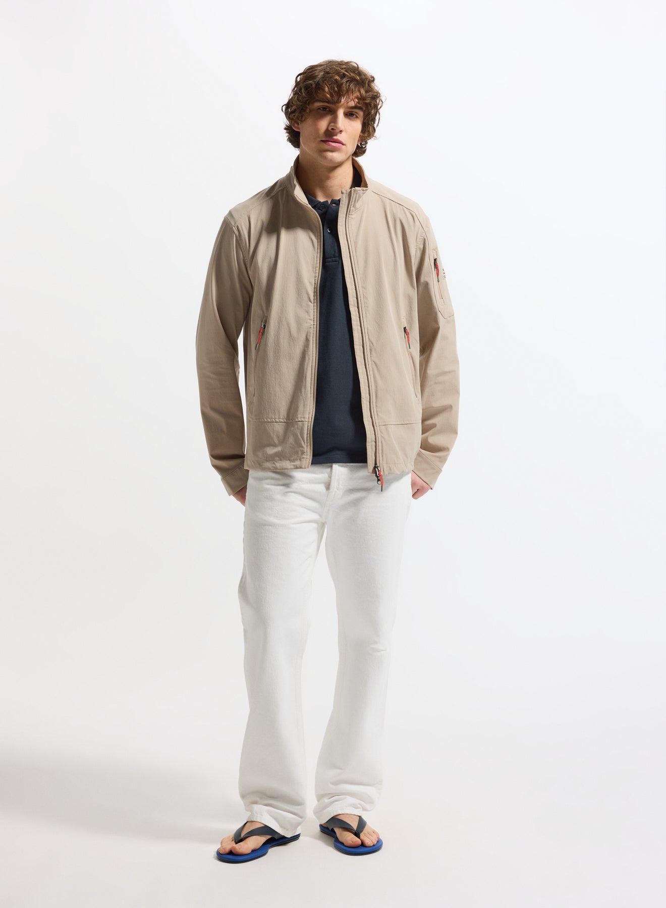 pyrenex-lane-veste-l-g-re-homme-beige-ultra-stretch-coupe-vent image 2