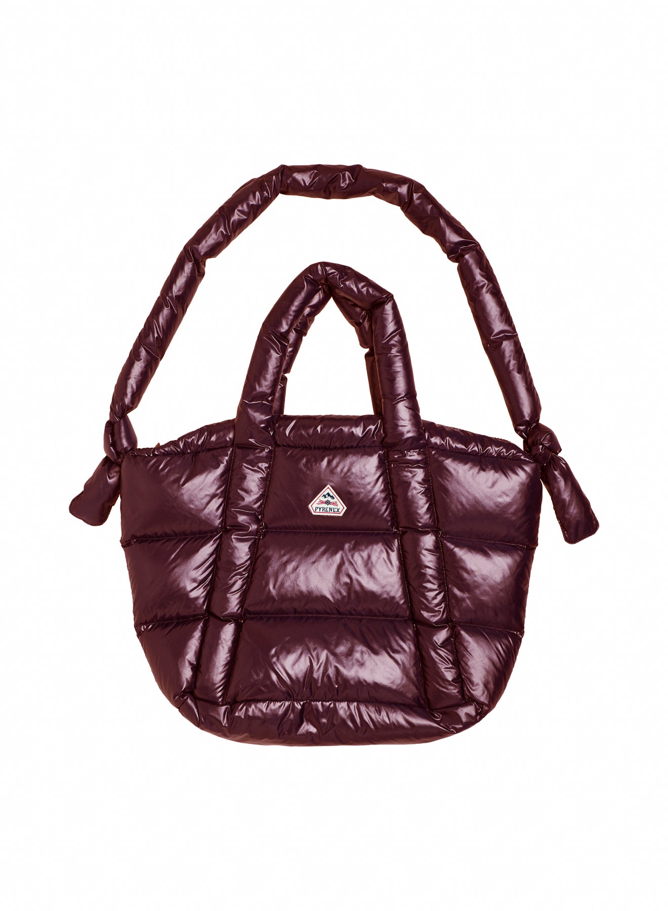 pyrenex-hollow-sac-cabas-matelass-duvet-bordeaux image 3