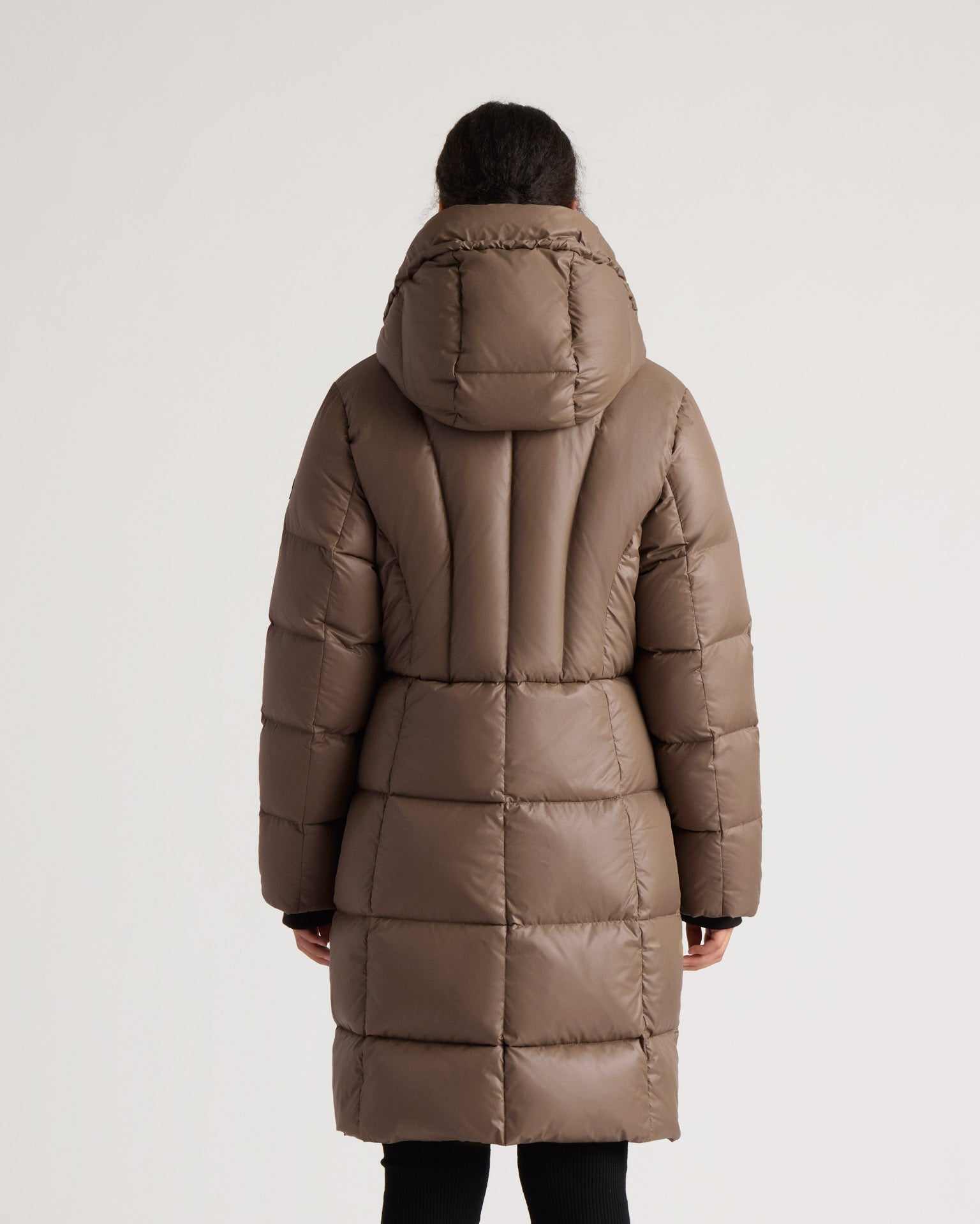 kanuk-notting-hill-brillant-manteau-long-matelass-femme-capuche image 4