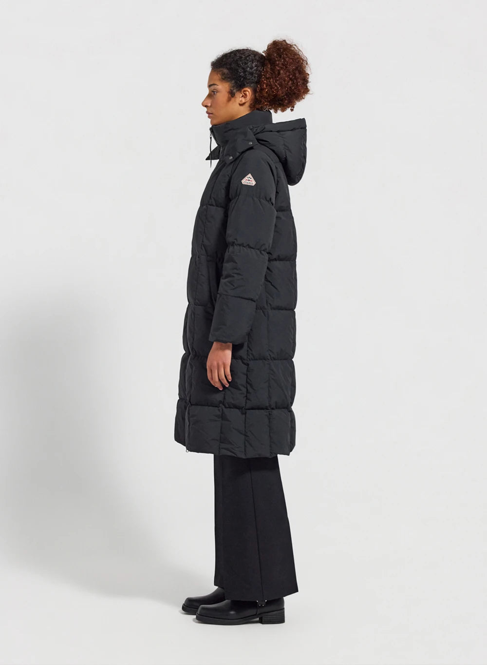 pyrenex-mystery-doudoune-hiver-longue-capuche-femme-noire image 3