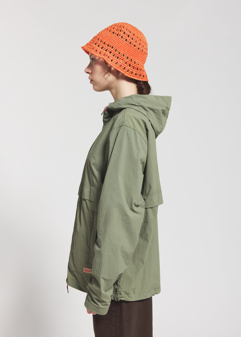 pyrenex-soulere-coupe-vent-unisexe-capuche-khaki image 6