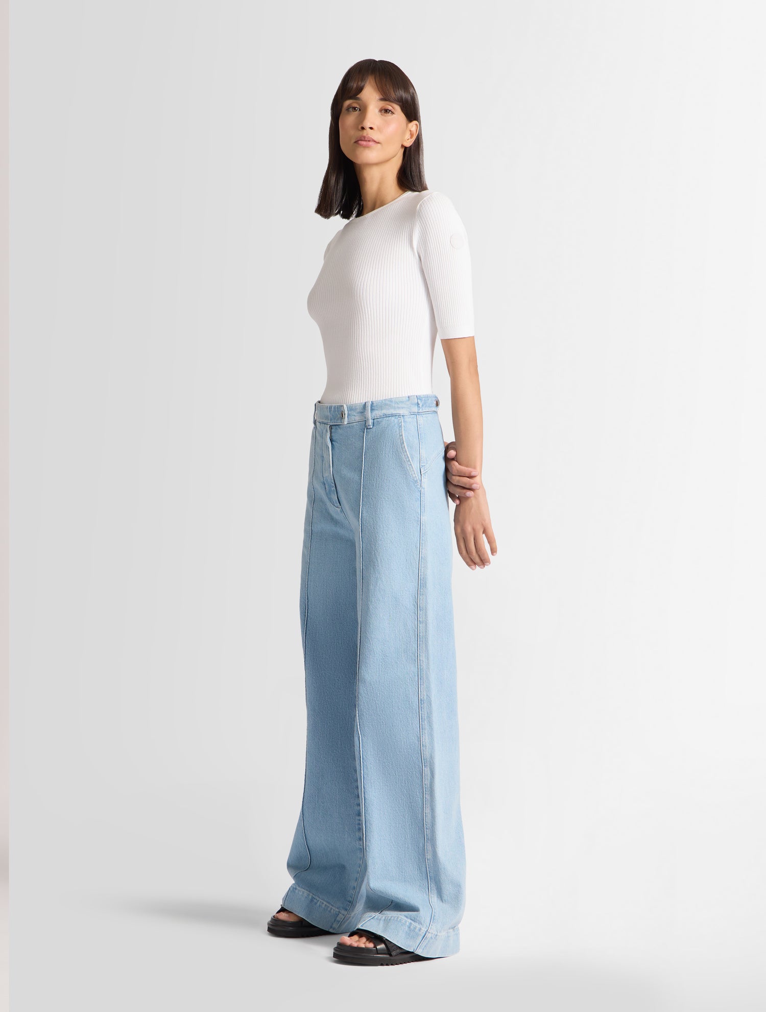 fusalp-noaleri-bleach-pantalon-denim-evas-femme-taille-haute image 2