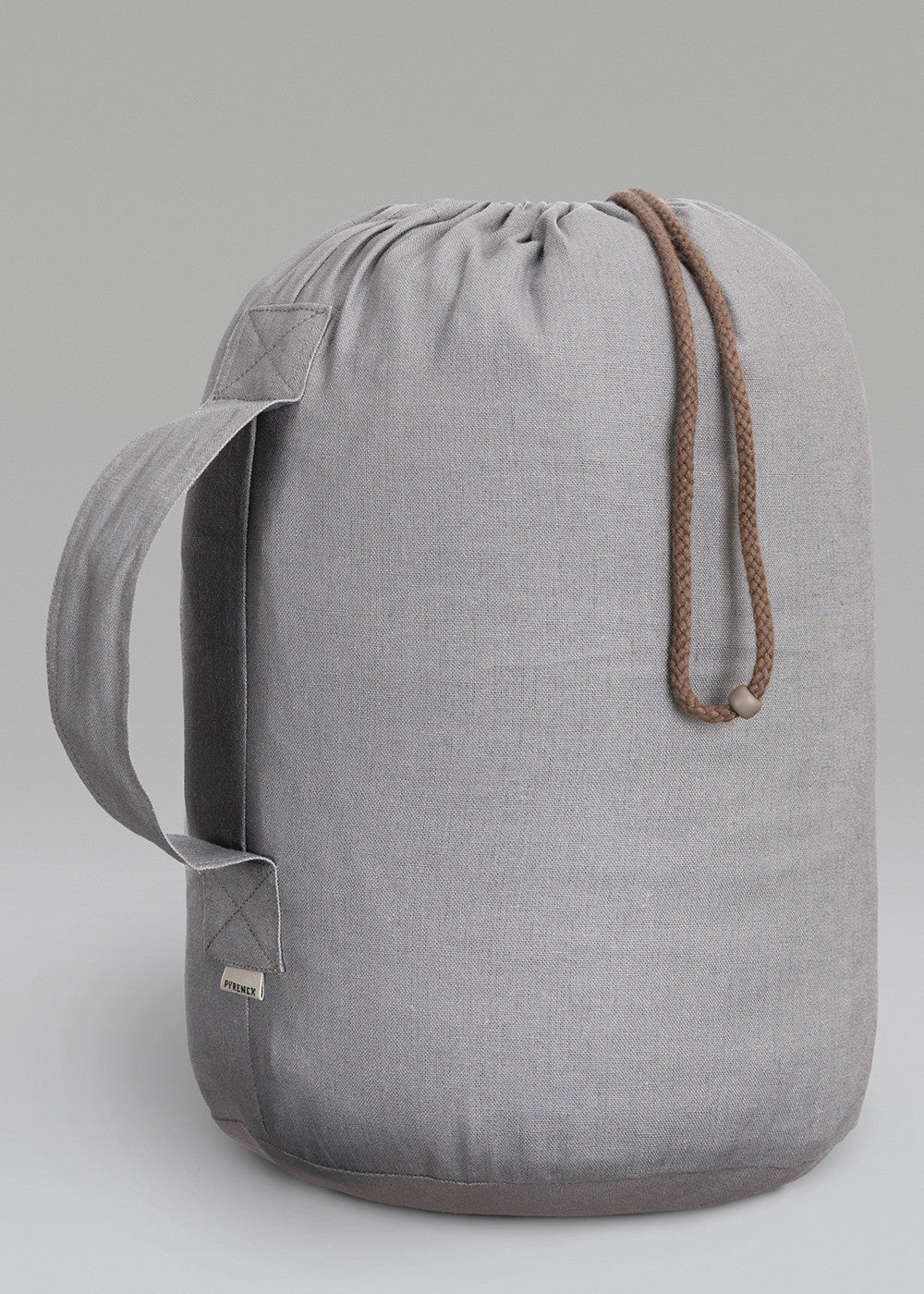 pyrenex-biarritz-plaid-bleu-gris-coton-lin image 2